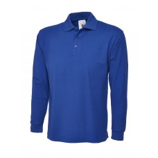 Caring Services Long Sleeve Polo Shirt - UC113 - Royal Blue